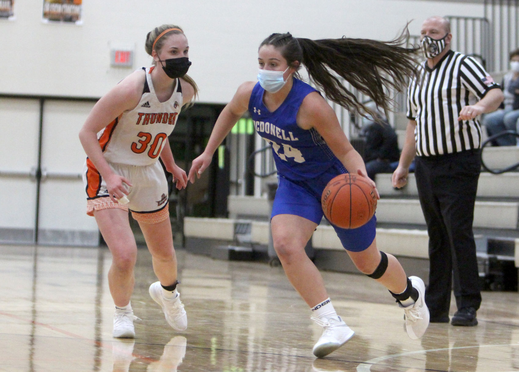 McDonell at Osseo-Fairchild girls basketball 1-11-21